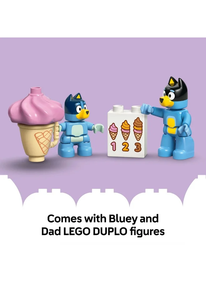LEGO DUPLO Bluey Ice Cream Trip with Bluey 10458 (22) Pieces
