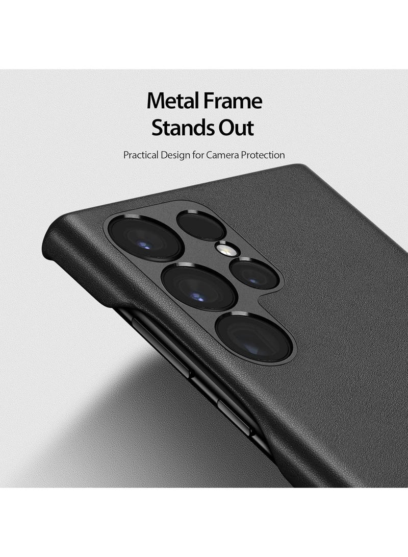 general Leather Case Compatible with Galaxy S23 Ultra 5G, Slim Leather Shockproof Protective Case for Galaxy S23 Ultra 6.8 inch - Image 2