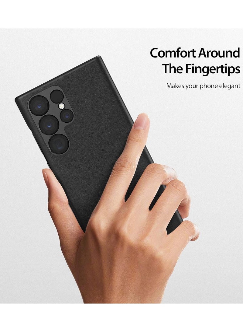 general Leather Case Compatible with Galaxy S23 Ultra 5G, Slim Leather Shockproof Protective Case for Galaxy S23 Ultra 6.8 inch - Image 5