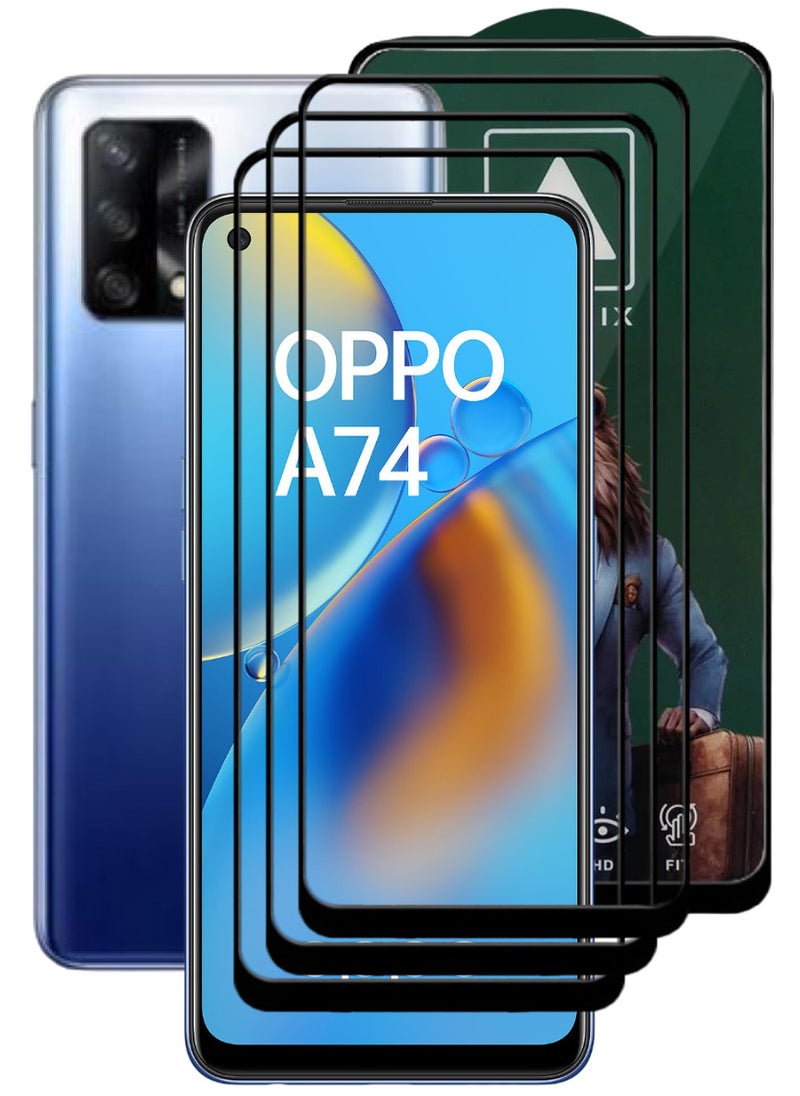 أكاليكس 3 قطع، حماية شاشة،  لهاتف اوبو  A74، جودة ممتازة. - Image 1