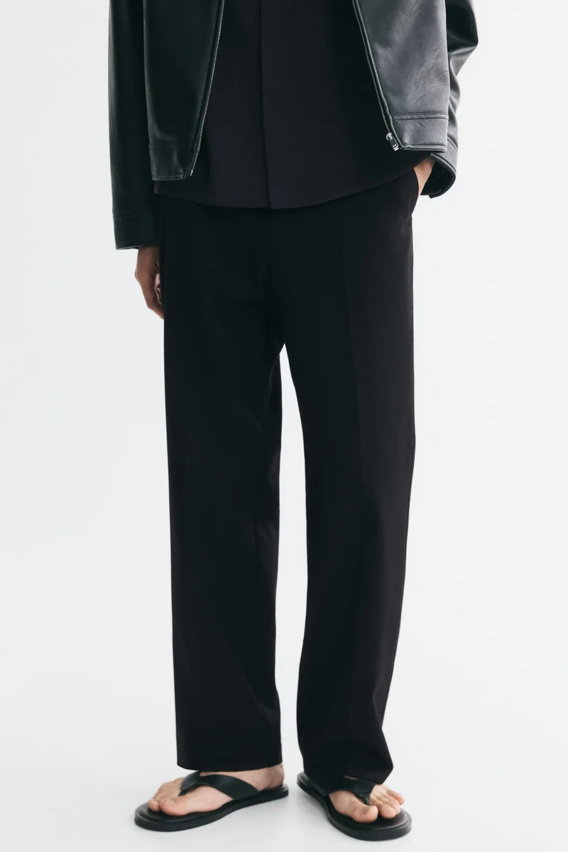 Relaxed Fit Wide tailored trousers