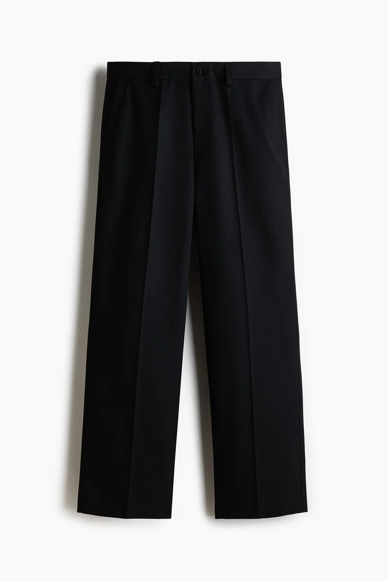 H&M  Relaxed Fit Wide tailored trousers for Men | Best Price UAE