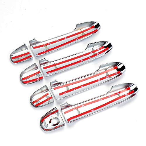 Dreamseek 8Pcs 4 Door Handle Cover Compatible Toyota Camry 2012 2013 2014 Exterior ABS Molding Protector Trim (Chrome Plated) - Image 3