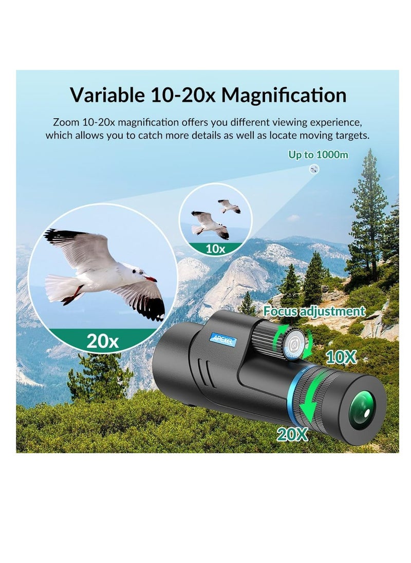 APEXEL Apexel 10X-20X50 Zoom Monocular  - Image 4