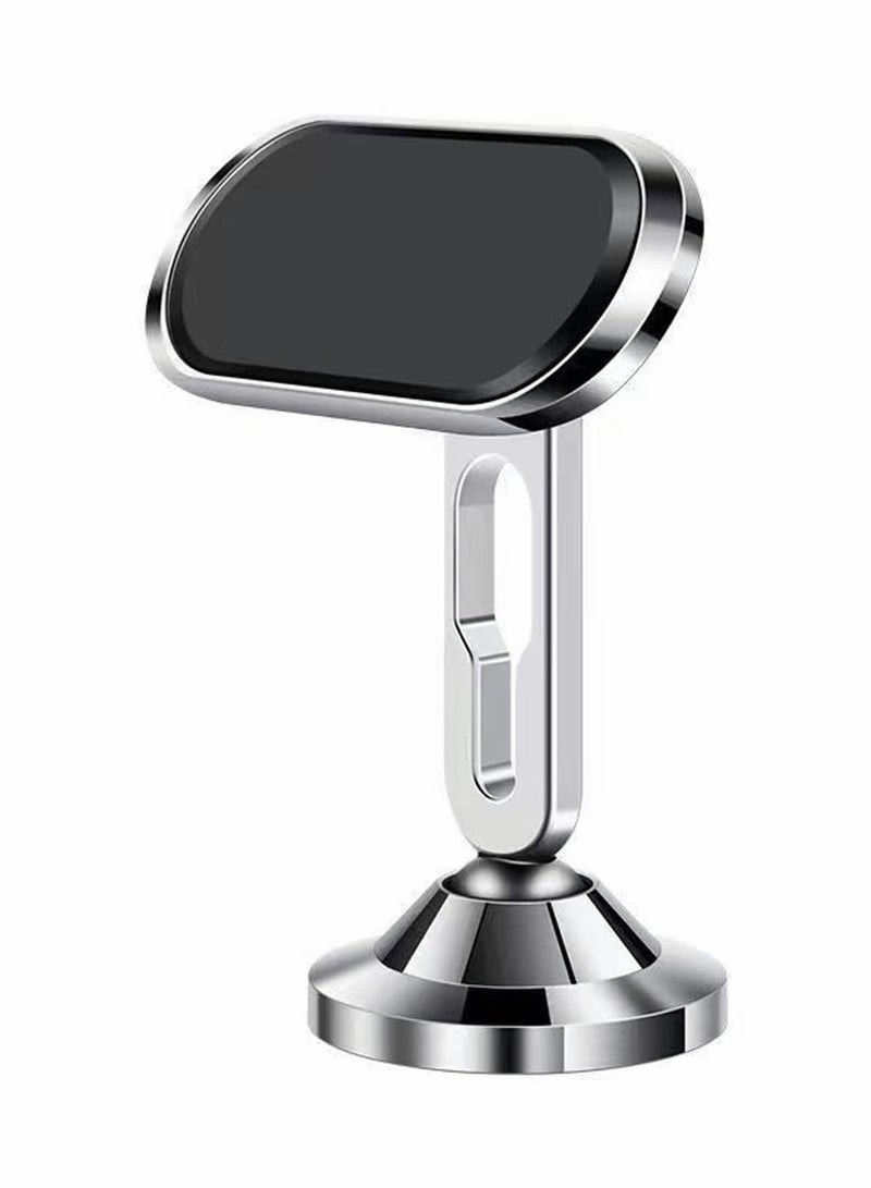 Excefore Magnetic Phone Holder,【Super Magnet】【with 2 Metal Plates】 Car Magnetic Phone Holder, Universal Dashboard Car Holder for iPhone,Samsung and Other Phones (Silver) - Image 1