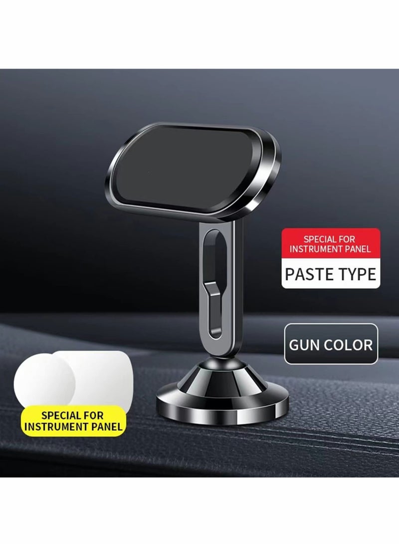 Excefore Magnetic Phone Holder,【Super Magnet】【with 2 Metal Plates】 Car Magnetic Phone Holder, Universal Dashboard Car Holder for iPhone,Samsung and Other Phones (Silver) - Image 3