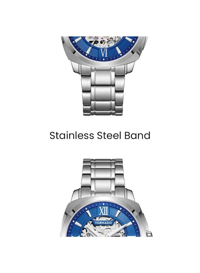 تورنيدو Men's ساعة أوتوماتيكية رجالية من الفولاذ المقاوم للصدأ - - . مم للرجال
