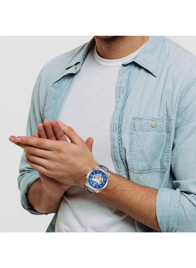 تورنيدو Men's ساعة أوتوماتيكية رجالية من الفولاذ المقاوم للصدأ - - . مم للرجال