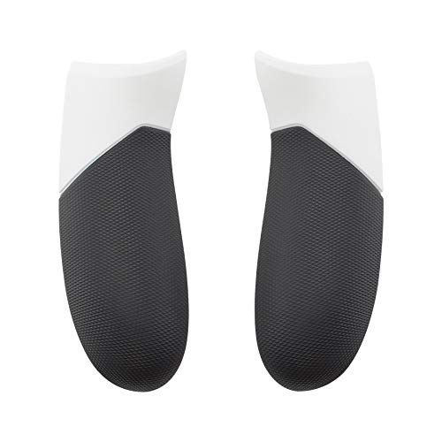 eXtremeRate Rubberized Grip Parts for Xbox Elite Controller, White Replacement Right Left Side Rails Rear Handle Grips, Back Panels Accessories Kits for Xbox One Elite Controller (Model 1698) - Image 3