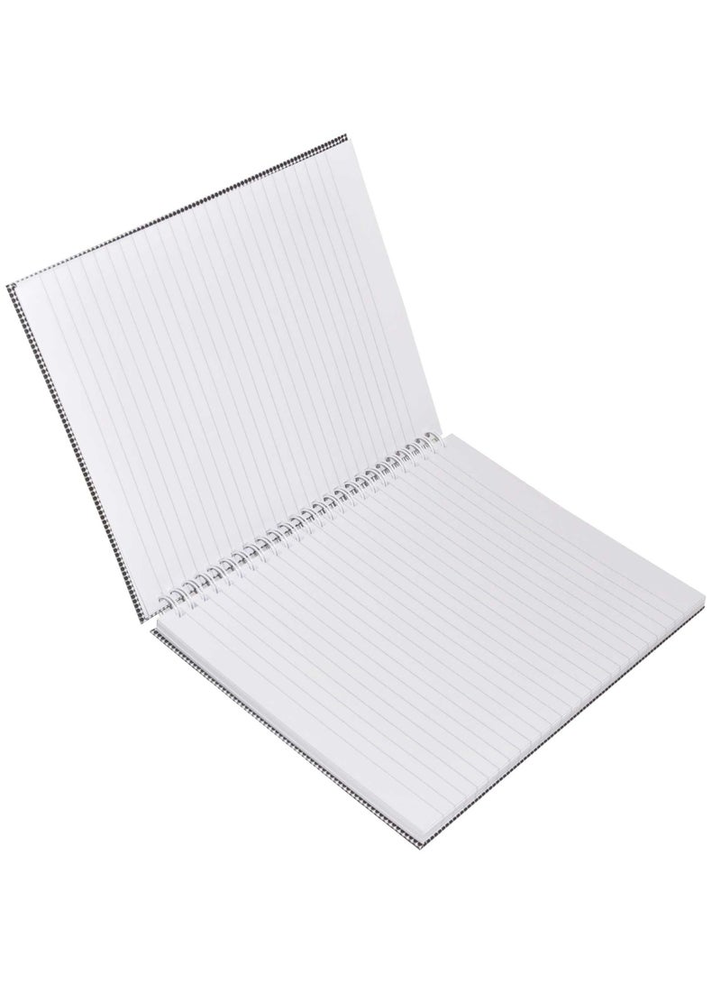 FIS LIGHT Pack of 5  Spiral Hard Cover Notebook, Single Line, 9X7 Inches (22.86 X 20.32 CM) 100 Sheets -LINBS971706 - Image 3