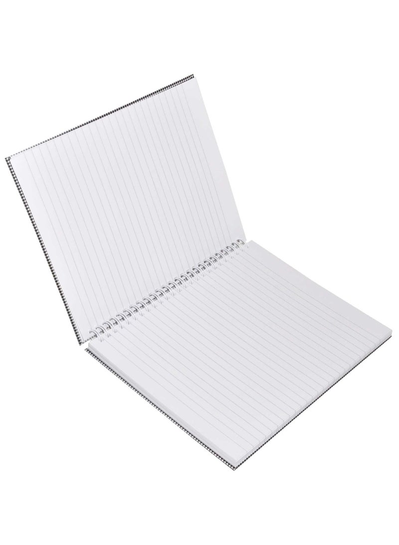 FIS LIGHT Pack of 5  Spiral Hard Cover Notebook, Single Line, 9X7 Inches (22.86 X 20.32 CM) 100 Sheets -LINBS971706 - Image 2