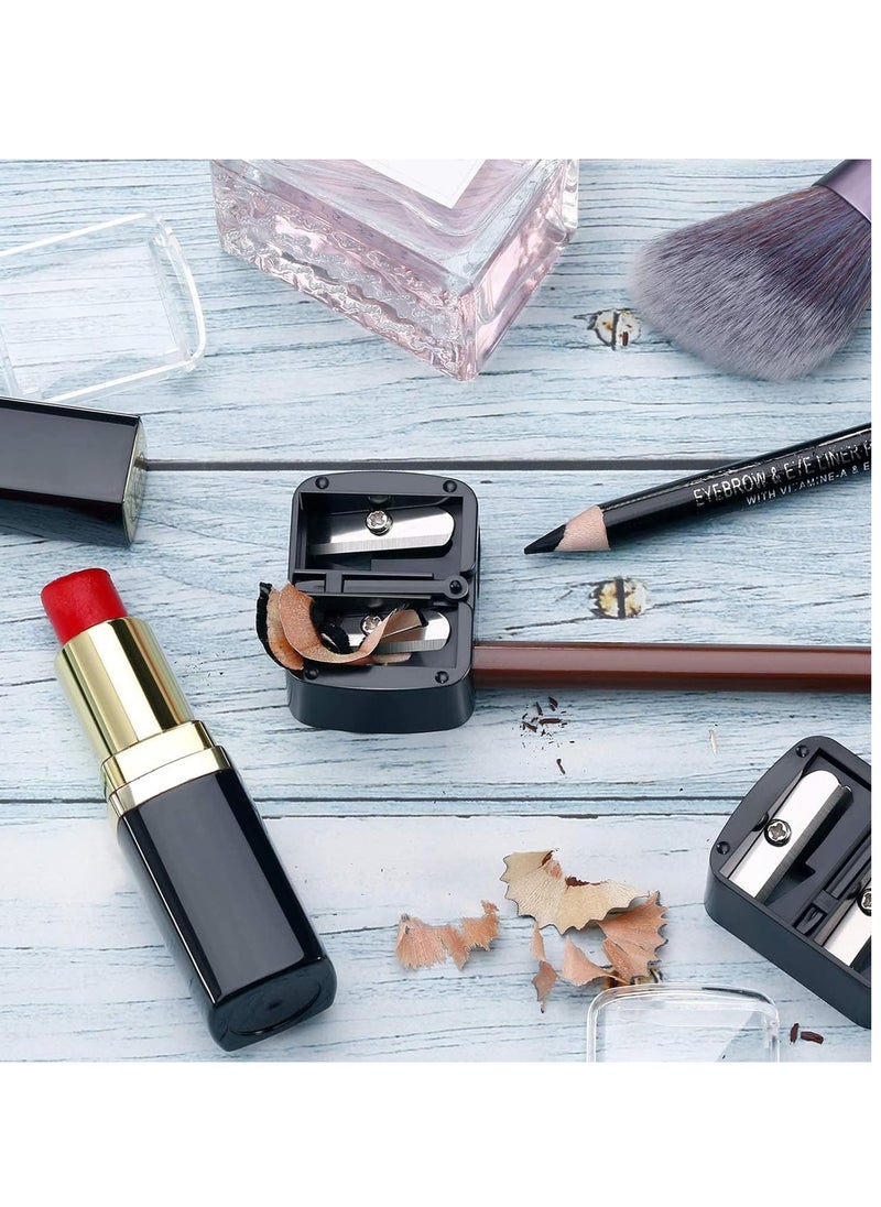 Chuangdi 5 Pack Makeup Pencil Sharpener Eyeliner Sharpener Lip Pencil Sharpener Cosmetic Pencil Sharpener Dual Sharpener (Colorful)  - Image 4