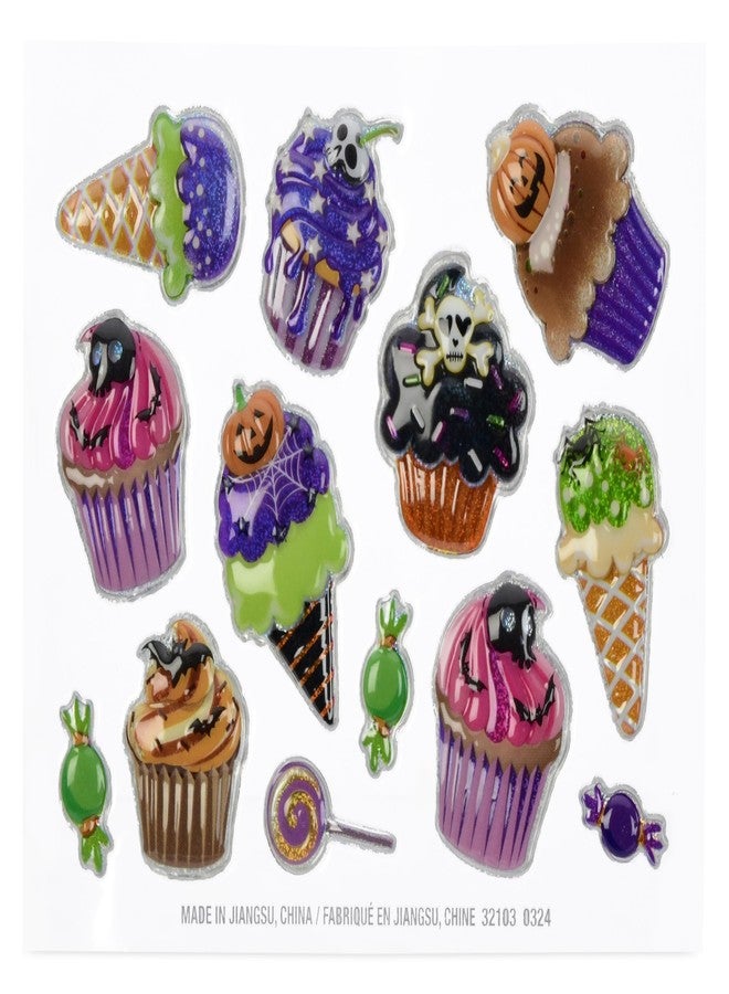 iscream Spooky Season Halloween Sweet Shop Treats Soft Puffy Gel 25-piece Sticker Pack - Image 3