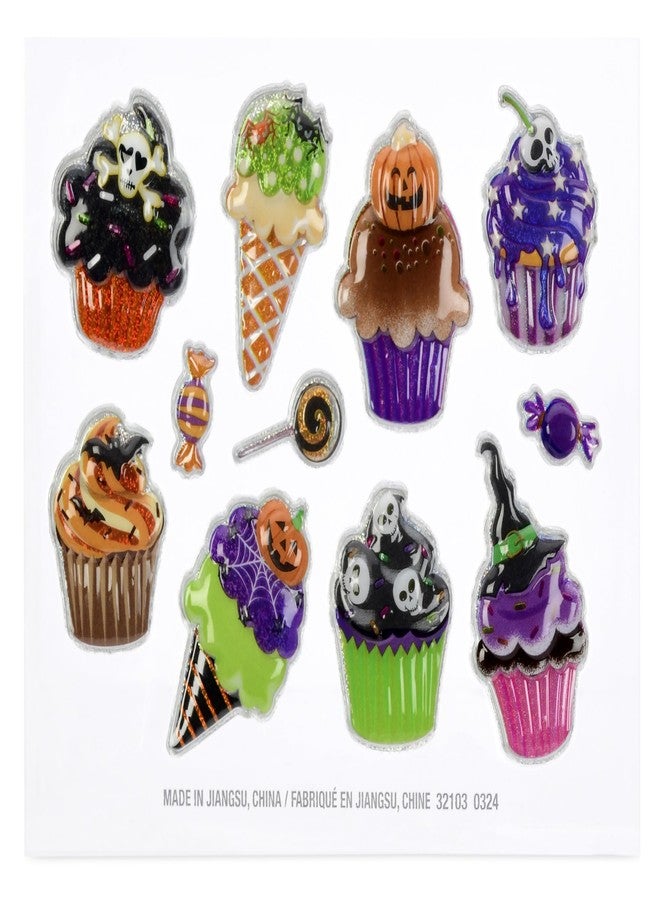 iscream Spooky Season Halloween Sweet Shop Treats Soft Puffy Gel 25-piece Sticker Pack - Image 2