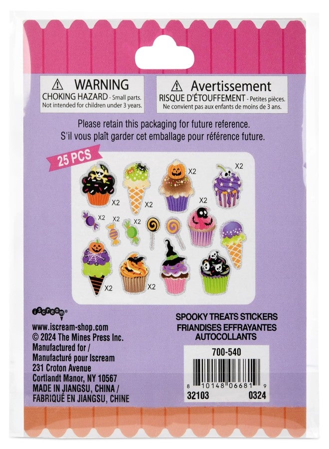 iscream Spooky Season Halloween Sweet Shop Treats Soft Puffy Gel 25-piece Sticker Pack - Image 4
