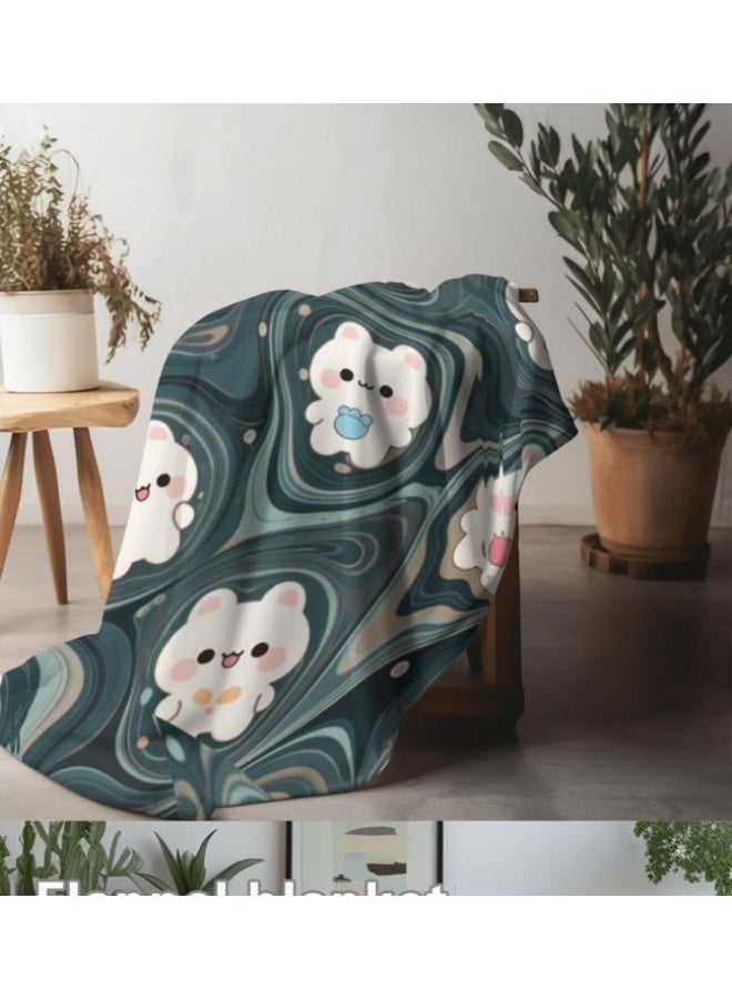 عام بطانية رقيقة من الفانيلا (حرارة ومريحة، ومناسبة للنوم واستخدام اللعبة والغبار والرمل) 150 سم * 200 سم - 288 - Image 3