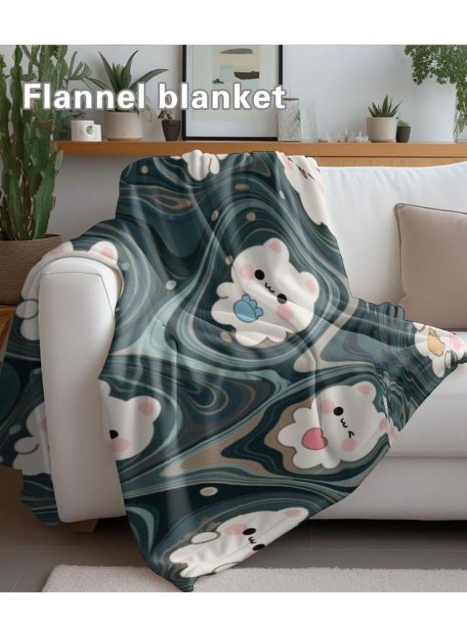 عام بطانية رقيقة من الفانيلا (حرارة ومريحة، ومناسبة للنوم واستخدام اللعبة والغبار والرمل) 150 سم * 200 سم - 288 - Image 1