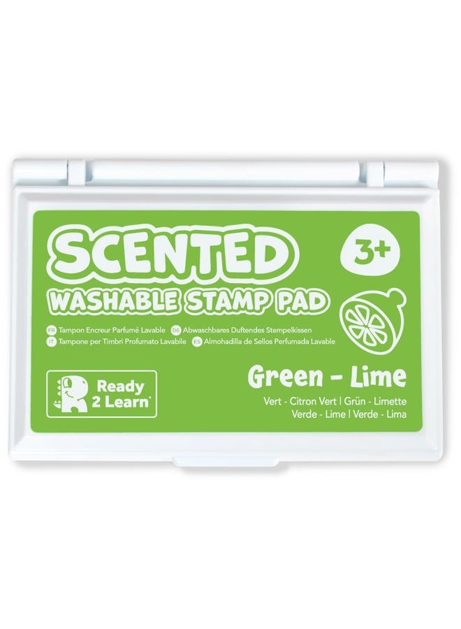 READY 2 LEARN Lime Scent, Green Washable Stamp Pad - Image 1
