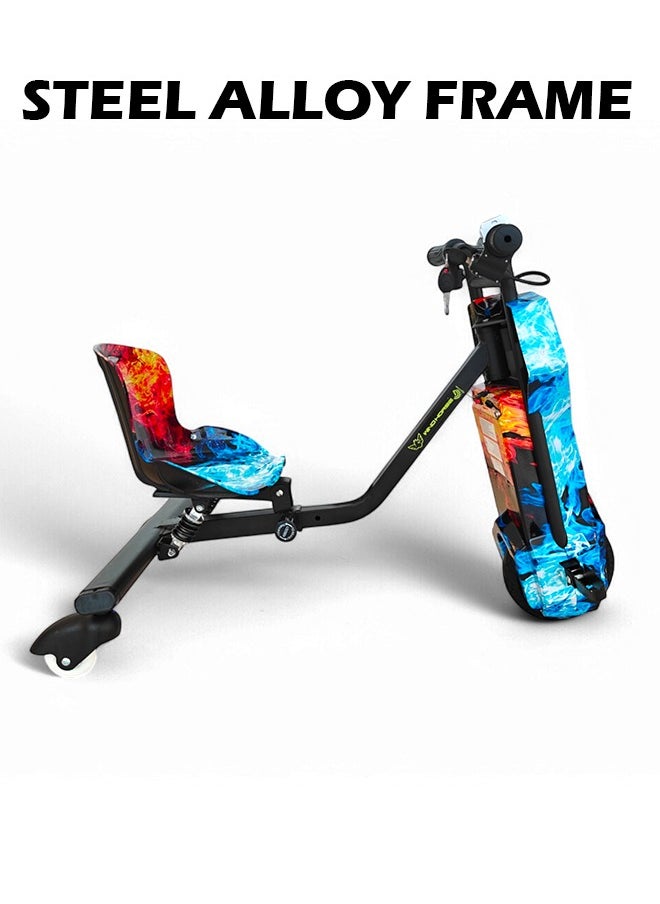 Wind Horse - Electric Stunt Drifting Scooter for Kids and Adults – 250W Brushless Motor, 36V 4Ah Battery, 360° Spin, Bluetooth Speaker, Adjustable Frame, 3-Speed Modes, Steel Alloy Body, Protective Gear Included - Image 1