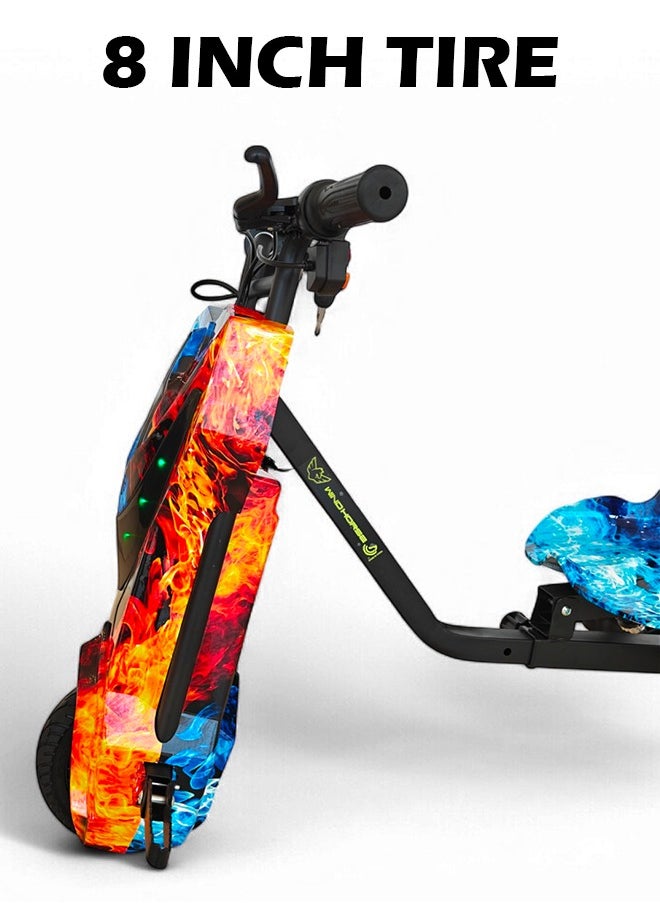 Wind Horse - Electric Stunt Drifting Scooter for Kids and Adults – 250W Brushless Motor, 36V 4Ah Battery, 360° Spin, Bluetooth Speaker, Adjustable Frame, 3-Speed Modes, Steel Alloy Body, Protective Gear Included - Image 1