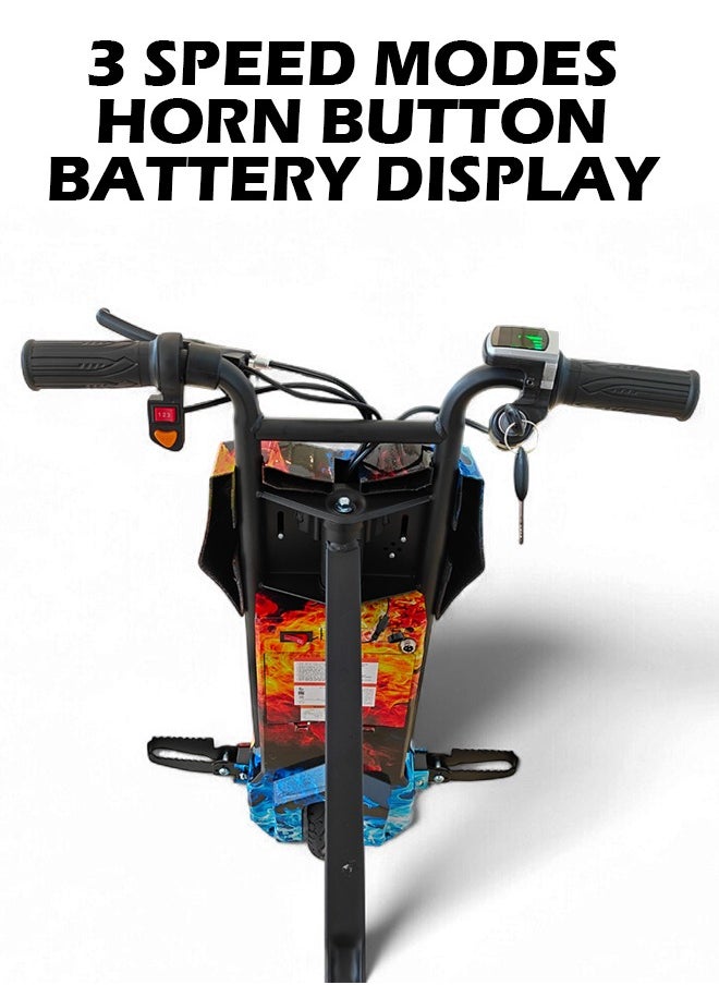 Wind Horse - Electric Stunt Drifting Scooter for Kids and Adults – 250W Brushless Motor, 36V 4Ah Battery, 360° Spin, Bluetooth Speaker, Adjustable Frame, 3-Speed Modes, Steel Alloy Body, Protective Gear Included - Image 1