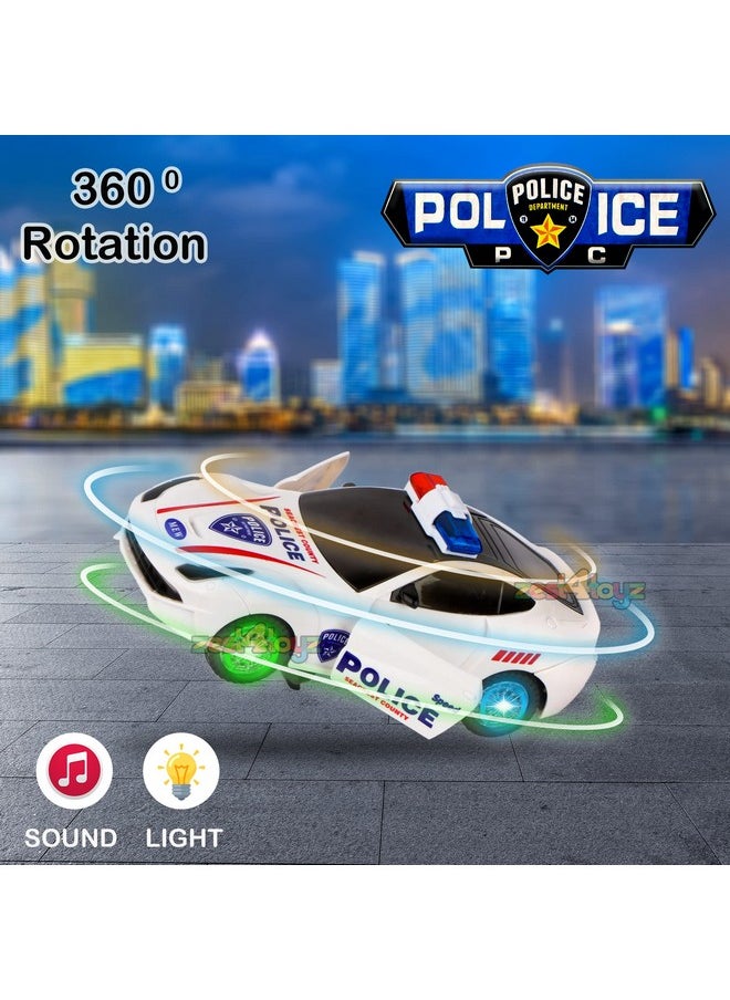 Zest 4 Toyz 360 Degree Rotating Police Dancing Car with 3D Flashing Led Light Musical Bump N Go Action & Openable Door Plastic Toy Car for Kid - pzsku/ZC9EF5E9F66632F7803DEZ/45/_/1741329832/d2387539-083b-41ec-87b5-c3ed462e74d1