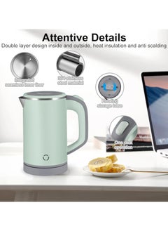 Generic 0.8L Small Electric Kettle, 600W Fast Boil Stainless Steel Portable Travel Kettle for Boiling Water Double-wall Tea Kettle, Auto-off Dry Protection  - Image 4