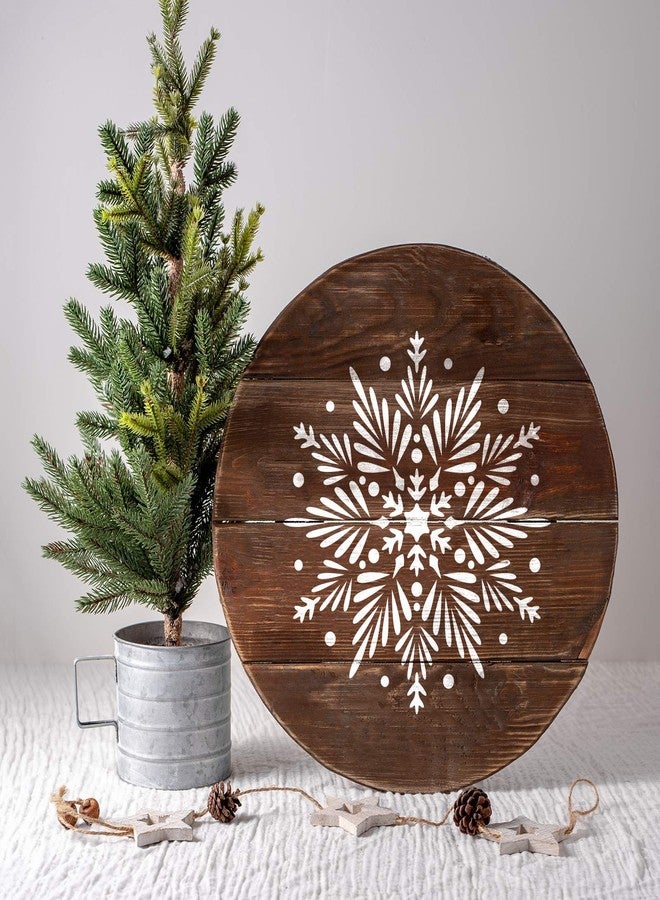 Stencil Revolution Snowflake Stencil - Reusable & Durable Mylar Stencils Made in USA - Image 3