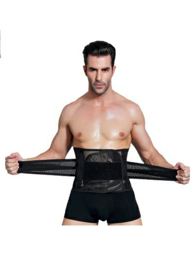 Adjustable Belly Slimming Men Belt Breathable Sports Thin Waistband Invisible Waist Strap 90 Centimeter - Image 1