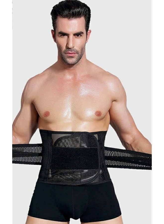 Adjustable Belly Slimming Men Belt Breathable Sports Thin Waistband Invisible Waist Strap 90 Centimeter - Image 2