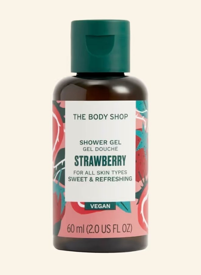 THE BODY SHOP Strawberry Treats Gift Set – Shower Gel (60 Ml) And Body Butter (50 Ml) – Juicy Strawberry Scent, Gentle Daily Cleanser And Deep Nourishing Hydration For Soft Skin. - Image 2