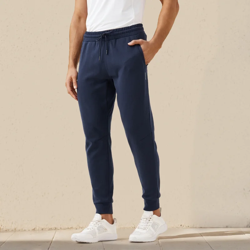 ADOT by Splash Regular Fit Joggers with Zip Pockets
