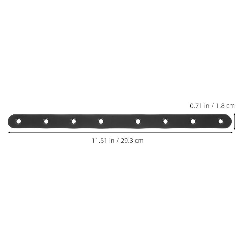8 pcs Heavy Duty Metal Straight Brace Brackets Wood Furniture Repair Support Stainless Steel Flat Plate Mending For Cabinets And Bookshelves - Image 4