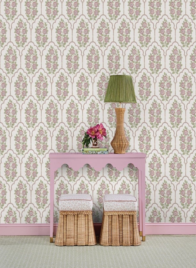 NuWallpaper x Society Social Floral Bazaar Rose Water Peel and Stick Wallpaper, SSS6314 - Image 3