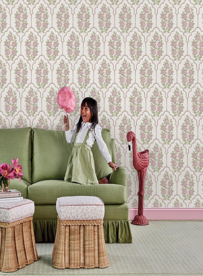 NuWallpaper x Society Social Floral Bazaar Rose Water Peel and Stick Wallpaper, SSS6314 - Image 4