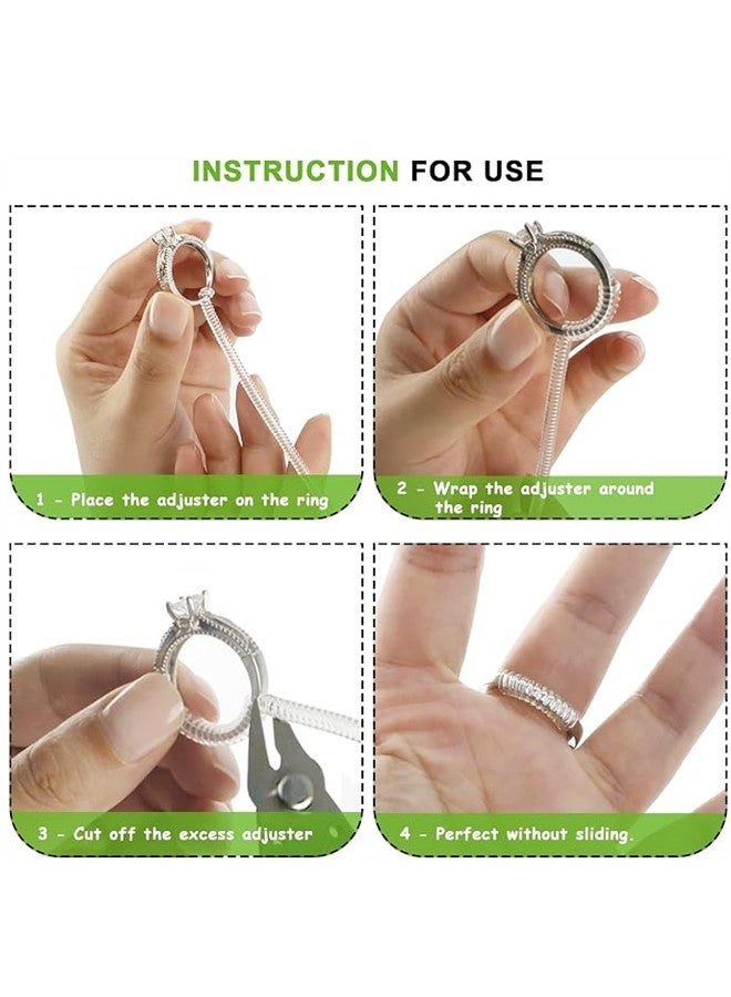 Alephio Ring Sizer Adjuster for Loose Rings 6 Pack, 3 Sizer for Different Band Widths – Silicone Ring Size Adjuster, Mandrel for Making Jewelry Guard, Spacer, Ring Sizer - Image 2