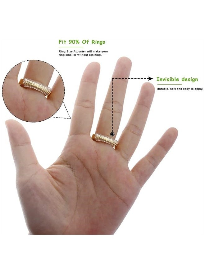 Alephio Ring Sizer Adjuster for Loose Rings 6 Pack, 3 Sizer for Different Band Widths – Silicone Ring Size Adjuster, Mandrel for Making Jewelry Guard, Spacer, Ring Sizer - Image 5