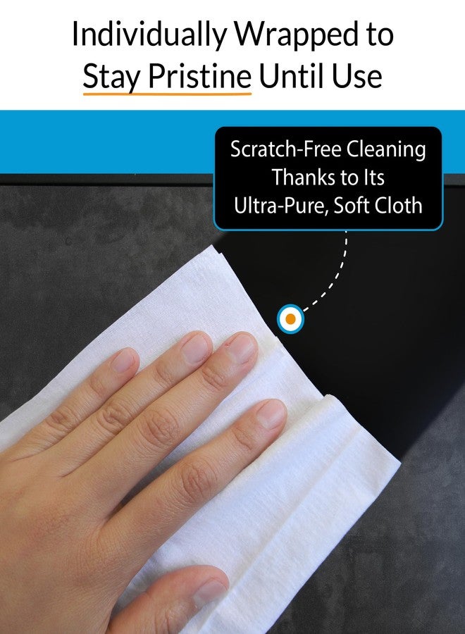 iCloth XL Screen Cleaning Wipes, Lint-Free and Streak-Free, Fast-Drying, Removes Dust, Fingerprints, and Smudges (24 XL Wipes) - Image 5