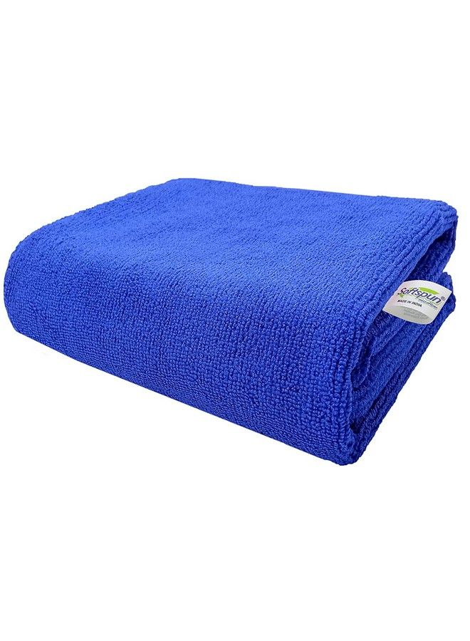 SOFTSPUN Microfiber Baby Bath And Hair Care Towel (Blue 60X120 Cm). - Image 1