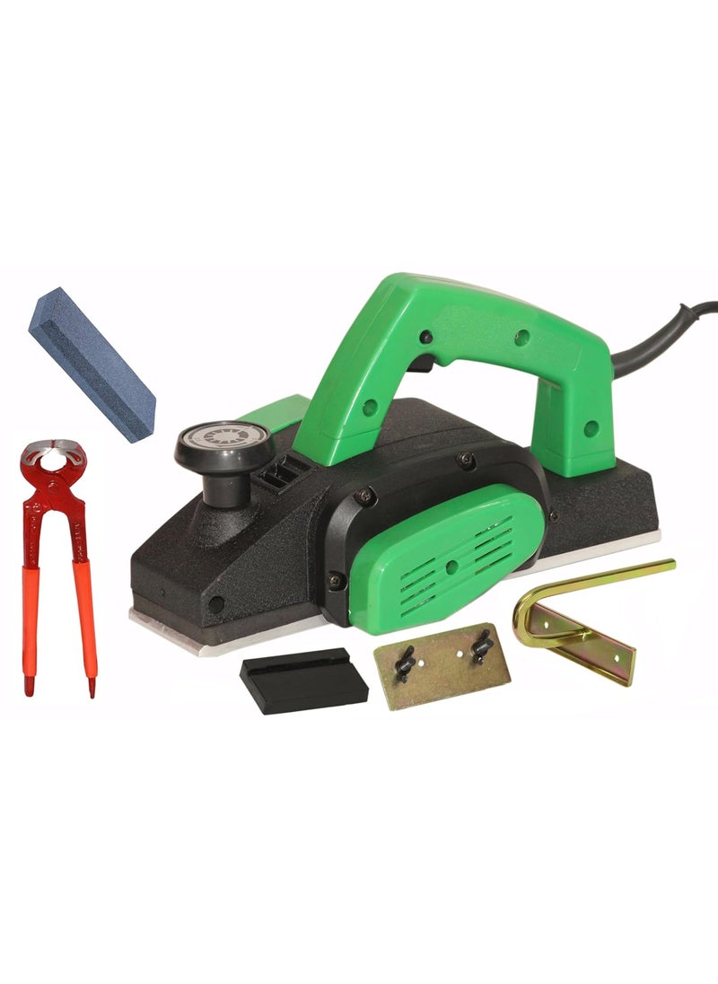 Digital Craft Digital Craft Wood Planer 1400W Machine of Carpentry HighPower MultiFunction Electric Planer Professional Woodworking Machine Electric Planer Machine 82MM8Inch Pincer PlierSharpening Stone 