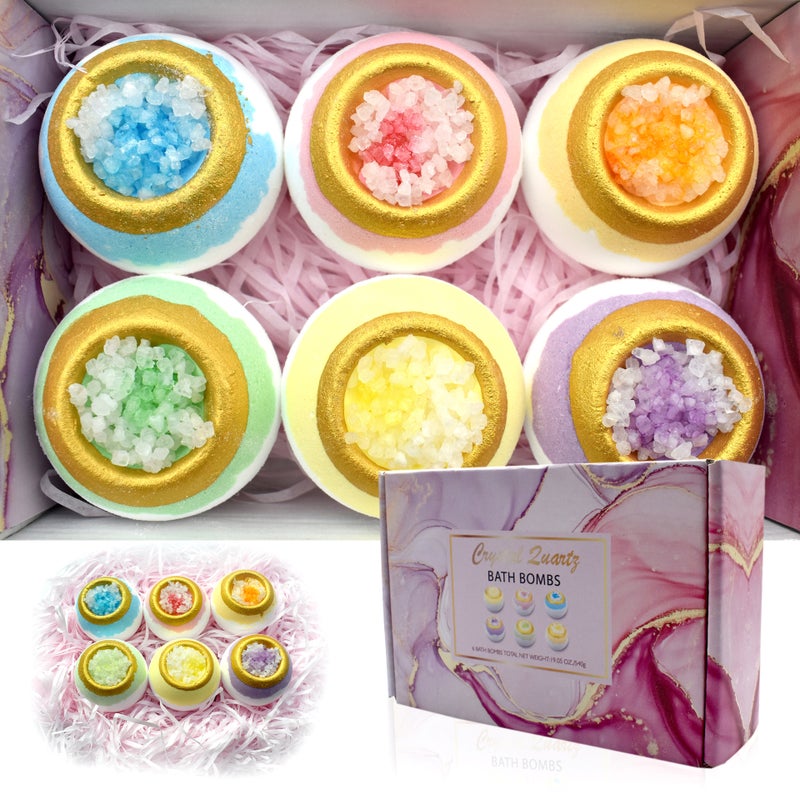 Souvenir Opening Mineral Crystal Salt Ball Bath Salt Ball Bath Ball Explosive Salt Bath Set Spot - Image 3