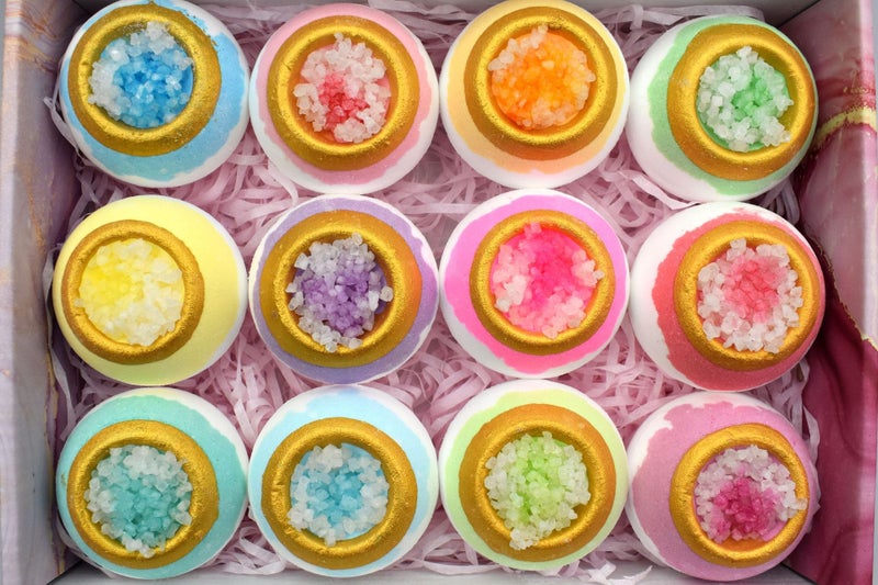 Souvenir Opening Mineral Crystal Salt Ball Bath Salt Ball Bath Ball Explosive Salt Bath Set Spot - Image 1