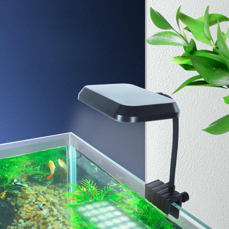VAYINATO Nemo E-400 | 8 Watts Multi Mode RGB,White and Blue Clip On Aquarium LED Light Suitable for Upto 2 Feet Tank - Image 1