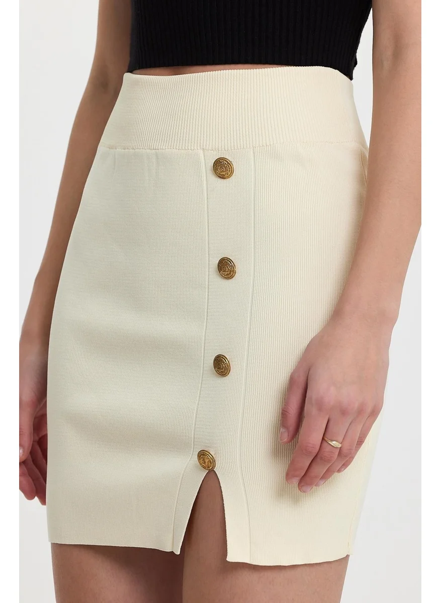 الكسندر جاردي Button Detailed Knitwear SKIRT(A92303-S)