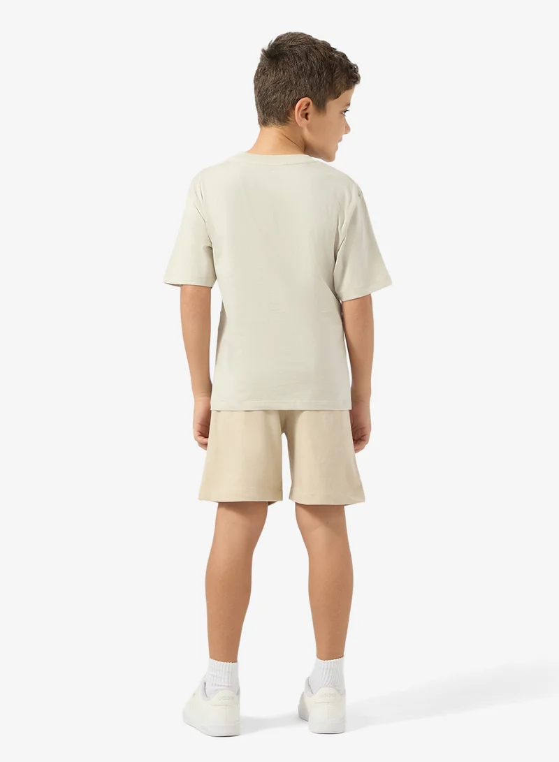 ريبلز مع نمشي Boys Tee With Shorts Set