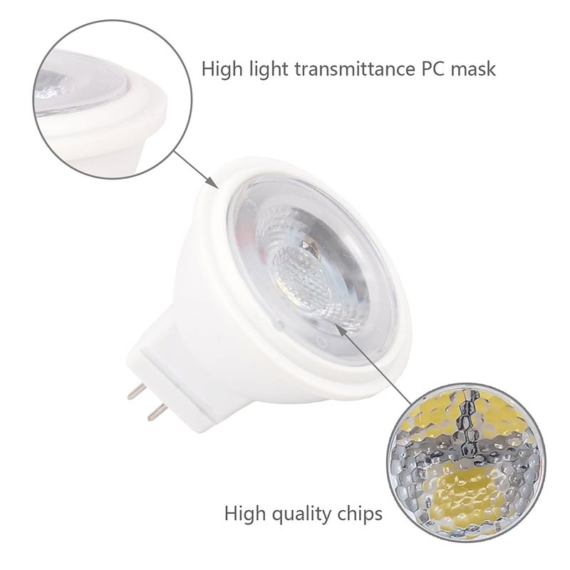 LED Spotlight MR11 Warm White Cold White Dimmable Display Lamp Bulb Energy-saving - Image 5