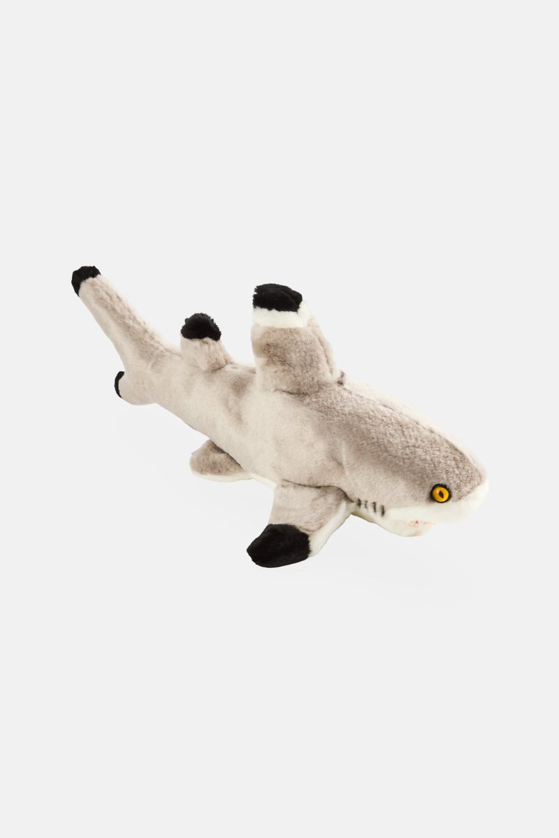 Nature Planet دمية قماشية على شكل سمكة قرش مرجانية ذات طرف أسود - Image 1