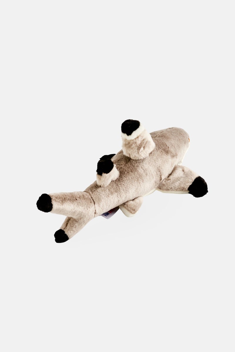 Nature Planet دمية قماشية على شكل سمكة قرش مرجانية ذات طرف أسود - Image 3