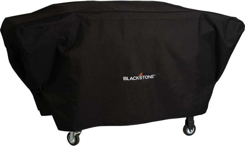 BLACKSTONE 5484 Griddle Updated Fits Cooking Station with Hood and Shelves Water, Weather Resistant, Heavy Duty 600D Polyester Flat Top Gas Grill Cover, Black, 36" - Image 1