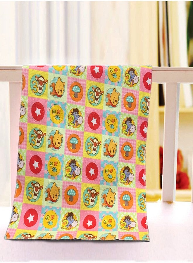 Sassoon Polyester Winnie The Pooh Printed Washable and Waterproof Medium Size Dry Sheet/Bed Protector for Kids- Multi Colored (70 x 100 cm) - Image 1